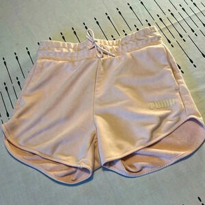Baby  Pink Puma Shorts. Size small